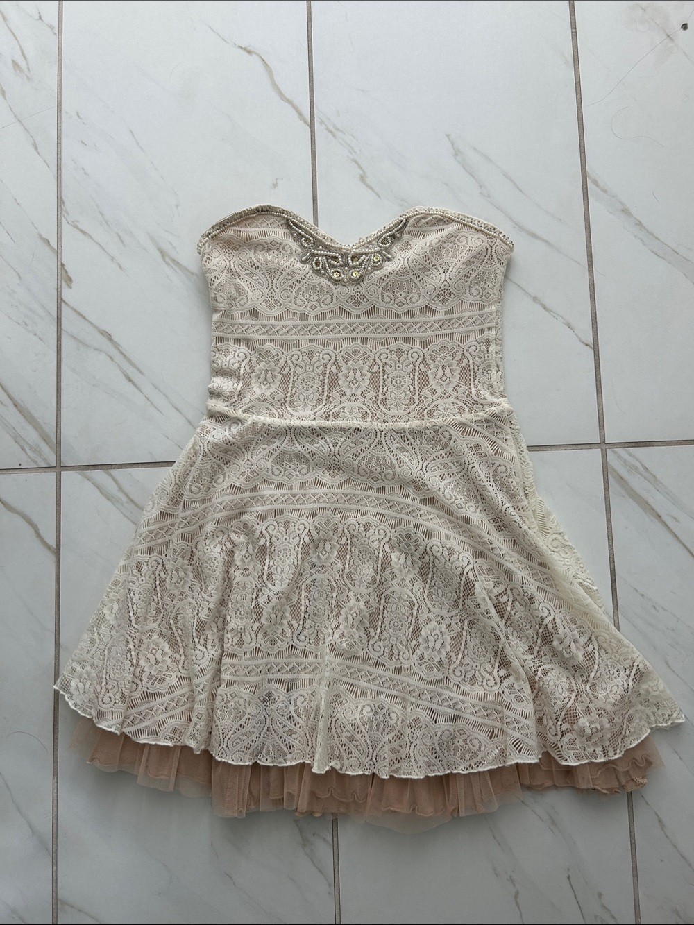 Vintage free people beaded dress